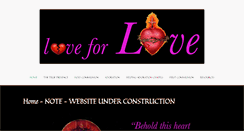 Desktop Screenshot of loveforlove.net